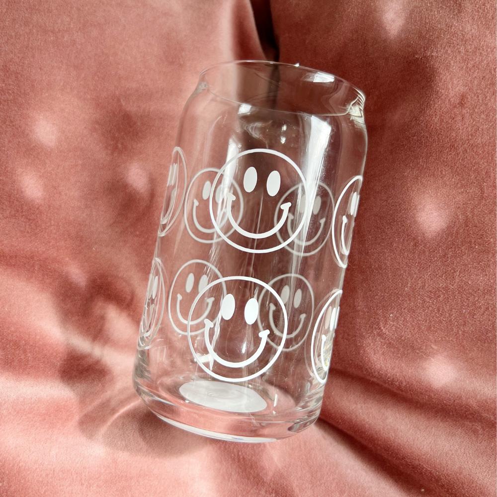 Moon + Stars Glass Can Cup – One Oliver