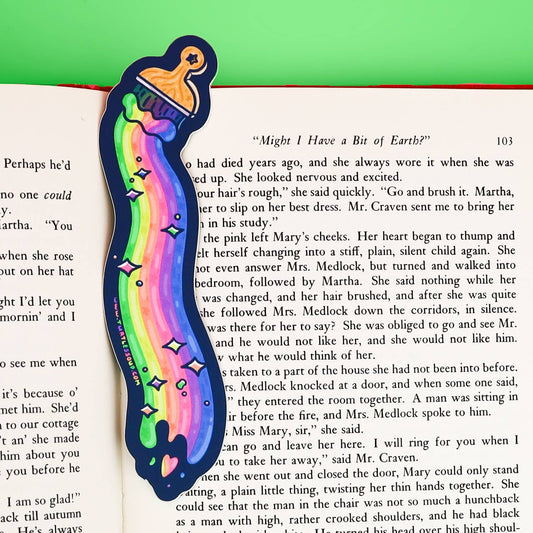 Rainbow Paintbrush Bookmark