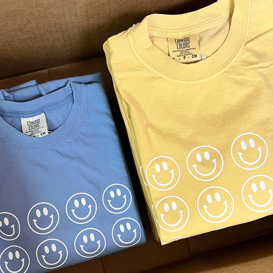 Smiley Shirt in Mustard