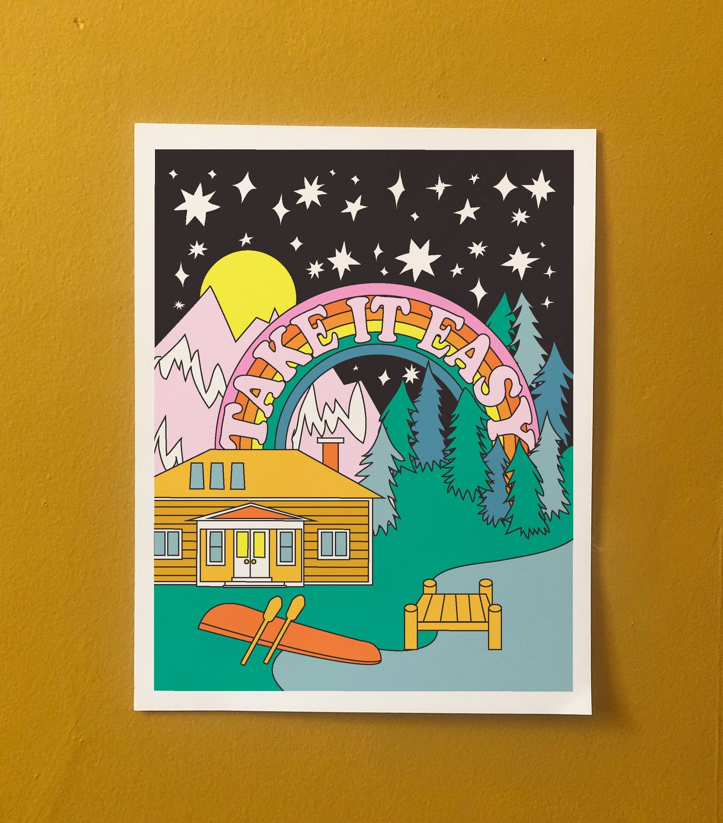 Take It Easy 11" x 14" Print