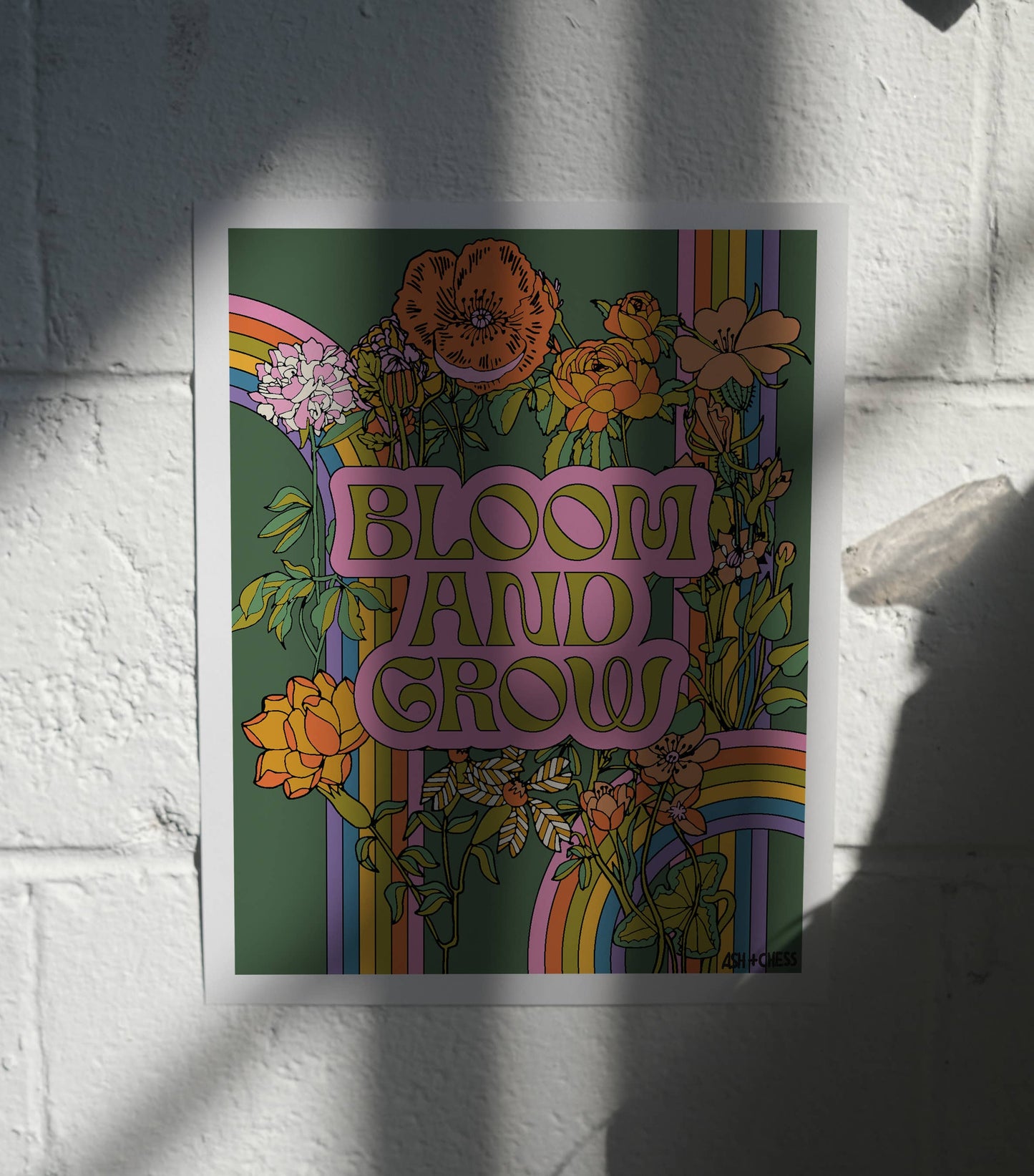Bloom And Grow 11" x 14" Print