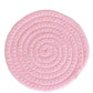 Pink Cotton Coaster