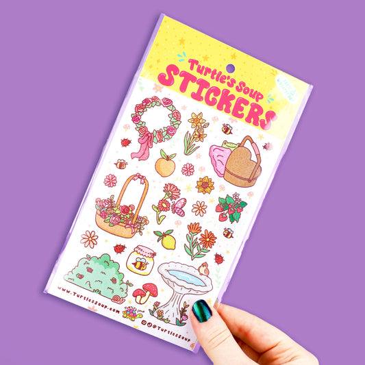 Cottage Core Sticker Sheet