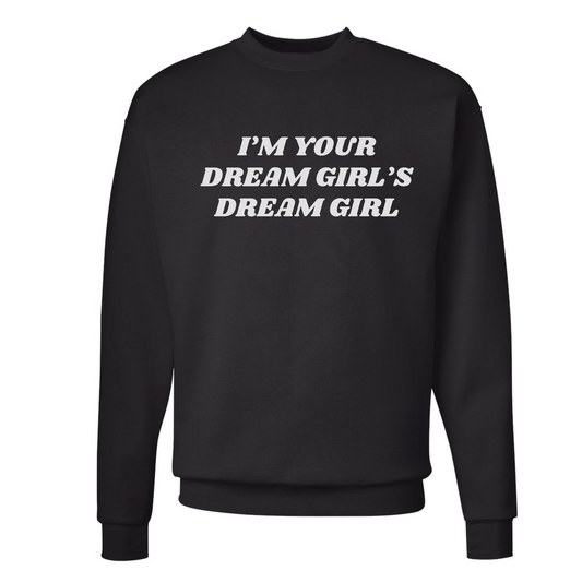 Dream Girl Crewneck in Black