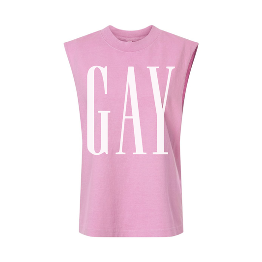 *PRE-ORDER* GAY Muscle Tank | Powder Pink