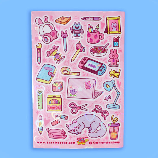 Desk Stuff Sticker Sheet