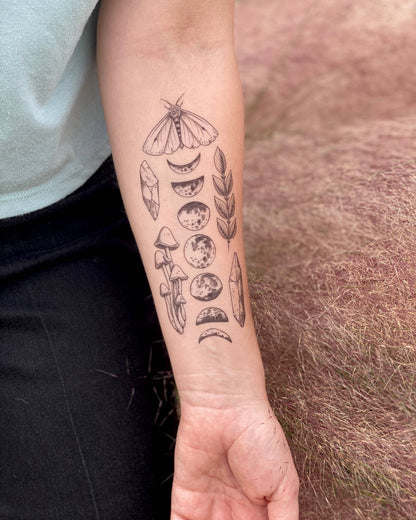 Moon Magic Temporary Tattoo | 2-Pack