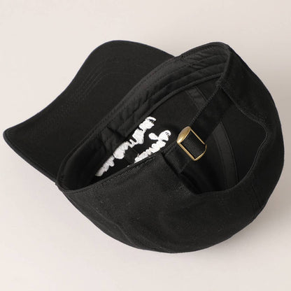 Embroidered Good Things Are Coming Dad Hat in Black