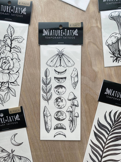 Moon Magic Temporary Tattoo | 2-Pack
