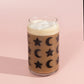 Moon + Stars Glass Can Cup
