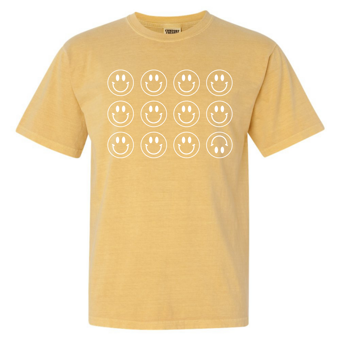 Smiley Shirt in Mustard
