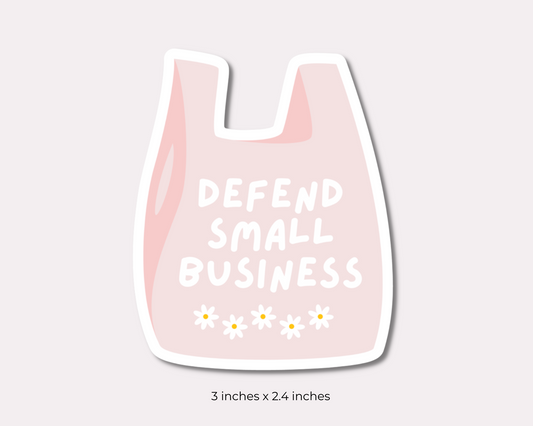 Defend Small Business Sticker