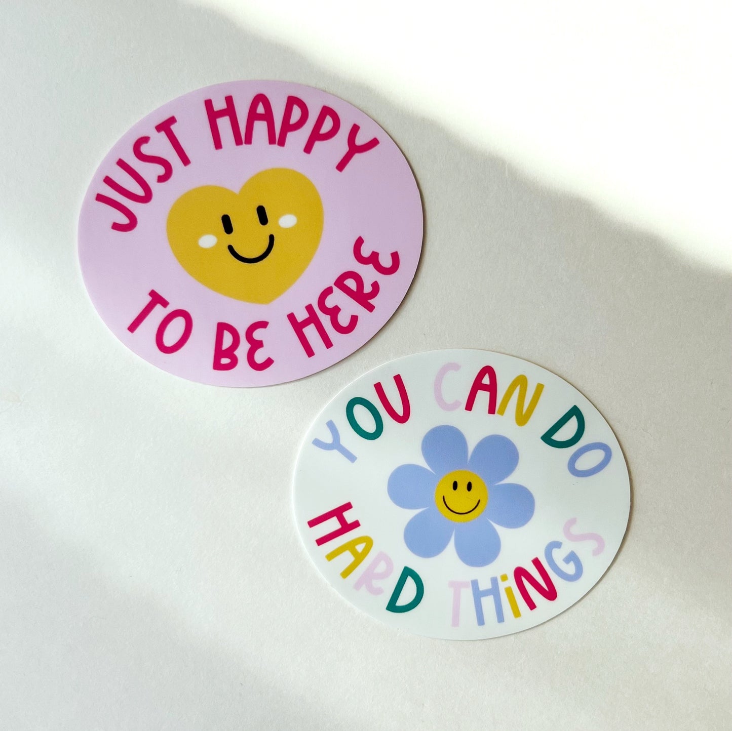 Just Happy to Be Here Sticker