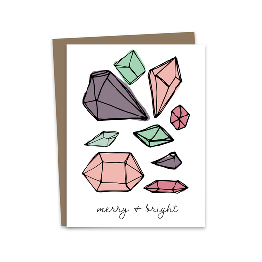 Merry & Bright Gems Card