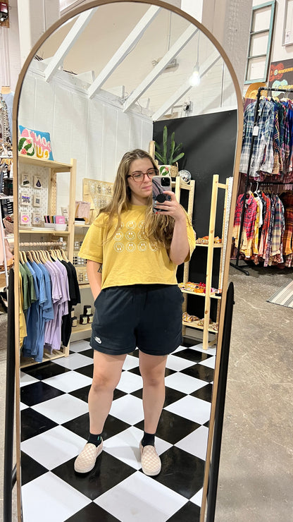 Smiley Shirt in Mustard