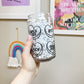 Candy Hearts Glass Can Cup